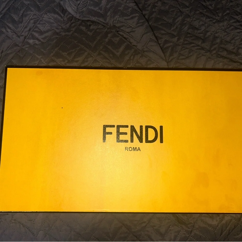 Fendi Promenade Black and Brown Sandals - Picture 4 of 4